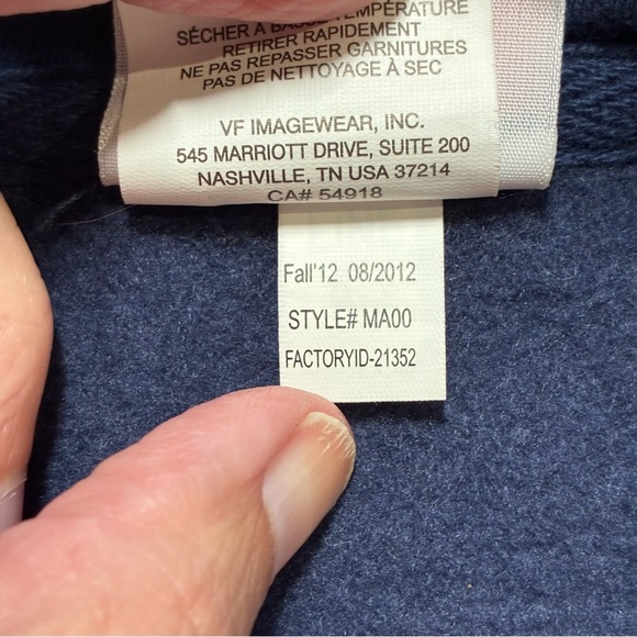 Majestic Vtg Boston Red Sox 2013 World Series Full Zip Jacket Blue Size Mens XL - Picture 9 of 10